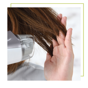 hair drying