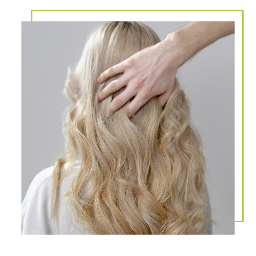 colored blonde hair glaze