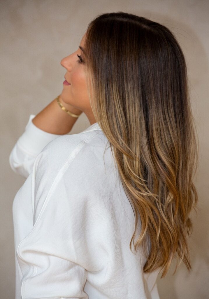 Balayage Shades for Dark Brown Hair